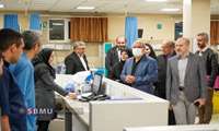 بازدید نوروزی رییس دانشگاه از بیمارستان شهید مدرس 