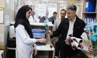 تقدیر معاون درمان وزارت بهداشت از کارکنان آزمایشگاه بیمارستان شهید مدرس
